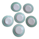 6 soup plates “Café Gilbert” Orchies Moulin des Loups