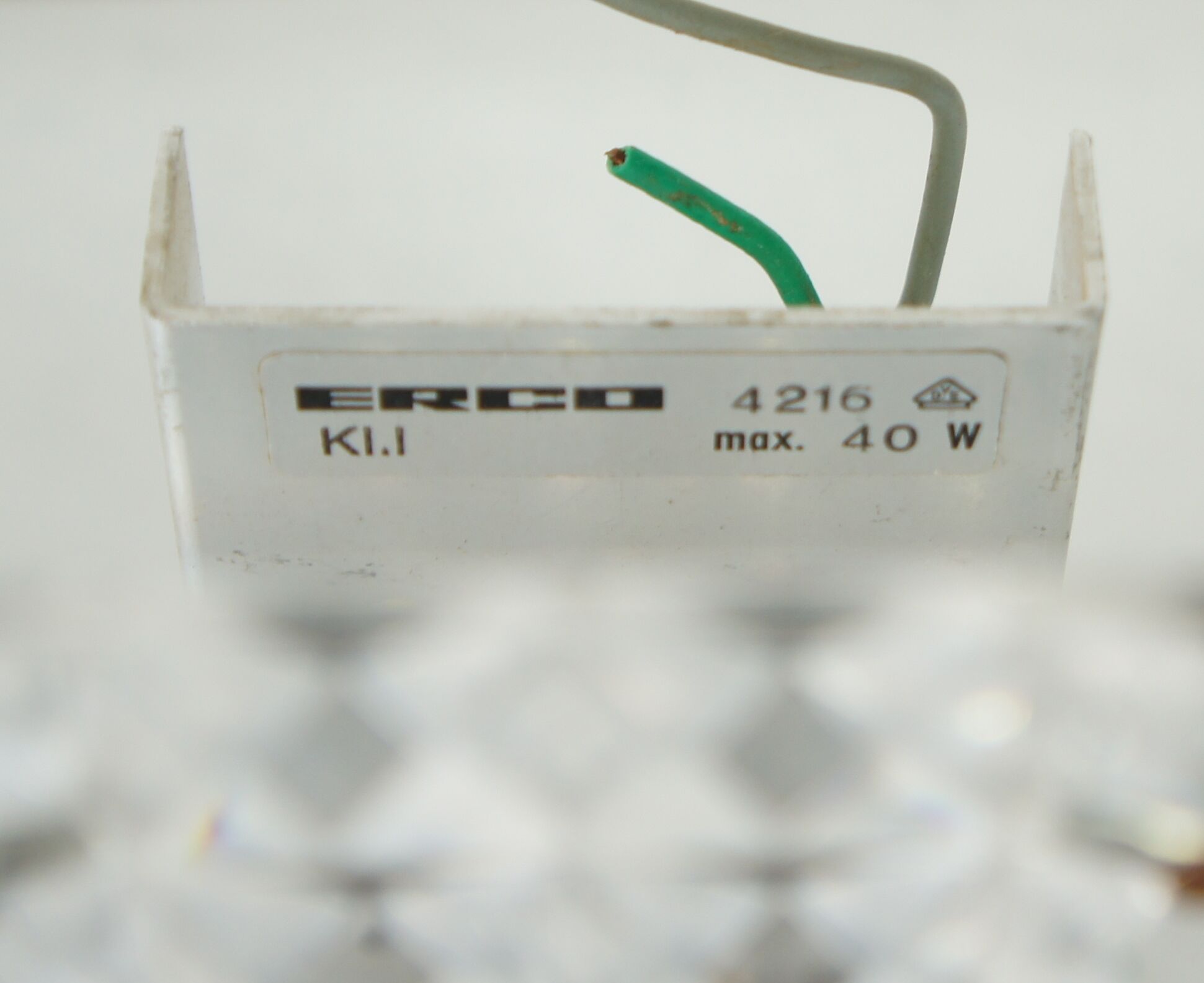 Wall lamp "diamonds" Erco, 1970