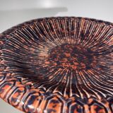 Plat Art Déco tripode en céramique N°267 Jean Luce pour Villeroy & Boch