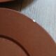 12 large flat plates Molin / Charolles