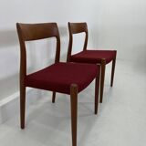 Set of Danish Chairs by Niels Møller for J. L. Møllers, 1960s, Set of 2