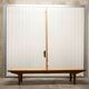 Scandinavian teak cabinet 4 doors 2+1 drawers wardrobe 1960