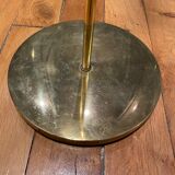 Danish floor lamp 2 height adjustable reflectors in gilded brass TS BELYSNING