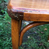 Varnished bistro chairs