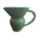 Pichet, pot à eau en faïence émaillée verte – HB Quimper, période art déco