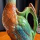 Glazed ceramic duck-shaped pitcher – St-Clément, France (1950s-60s)