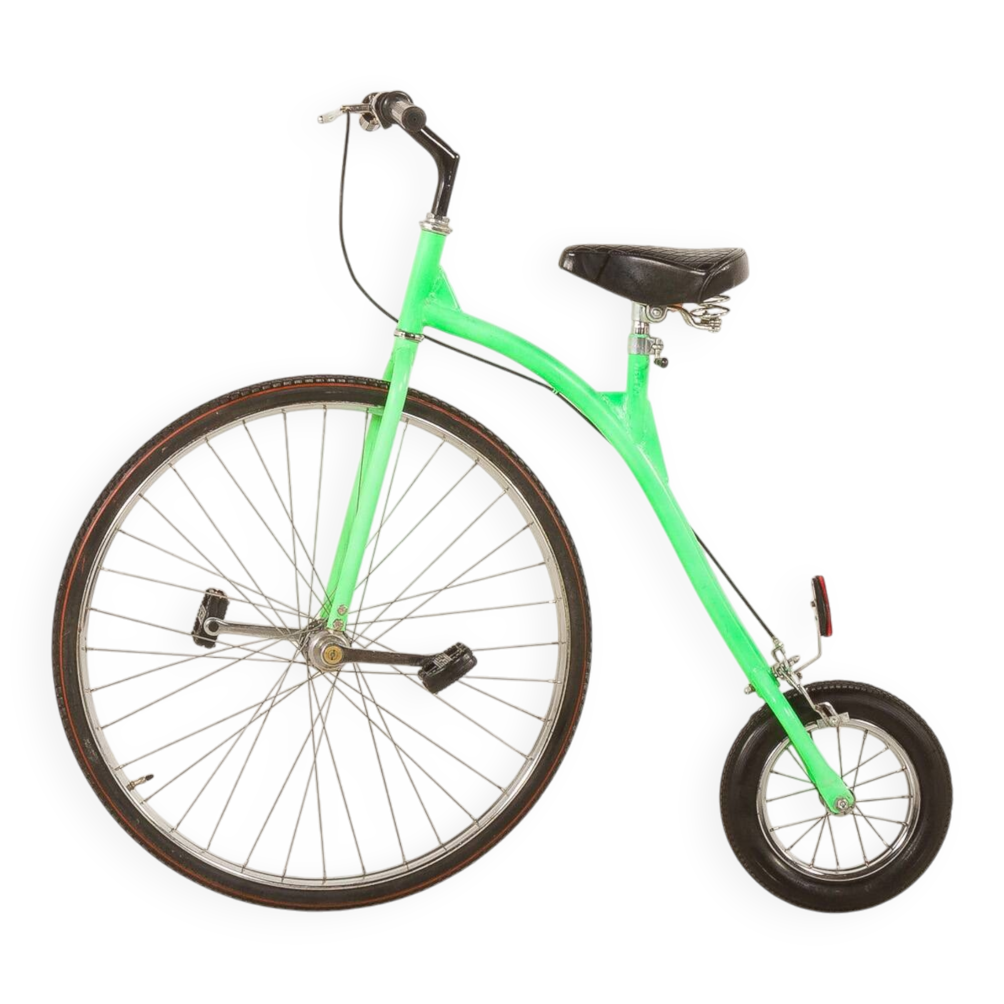 Vintage bike, high wheeler, 1980s