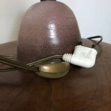 Ceramic and wool lamp