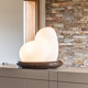 Sculptural lamp moai t