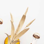 Pair of Vintage Gilt Sheaf of Wheat Scones by Hans Kögl