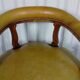 Restaurant desk - Louis Philippe walnut and leather 19th