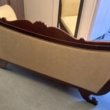 Restoration period mahogany sofa