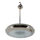 Bauhaus functionalist nickel chandelier UFO, 1930s, restored