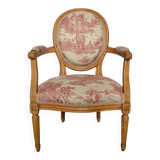 Louis XVI medallion armchair