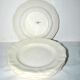 Series of 6 old plates in opaque earthenware of SARREGUEMINES Earth of iron cream 24.5cm