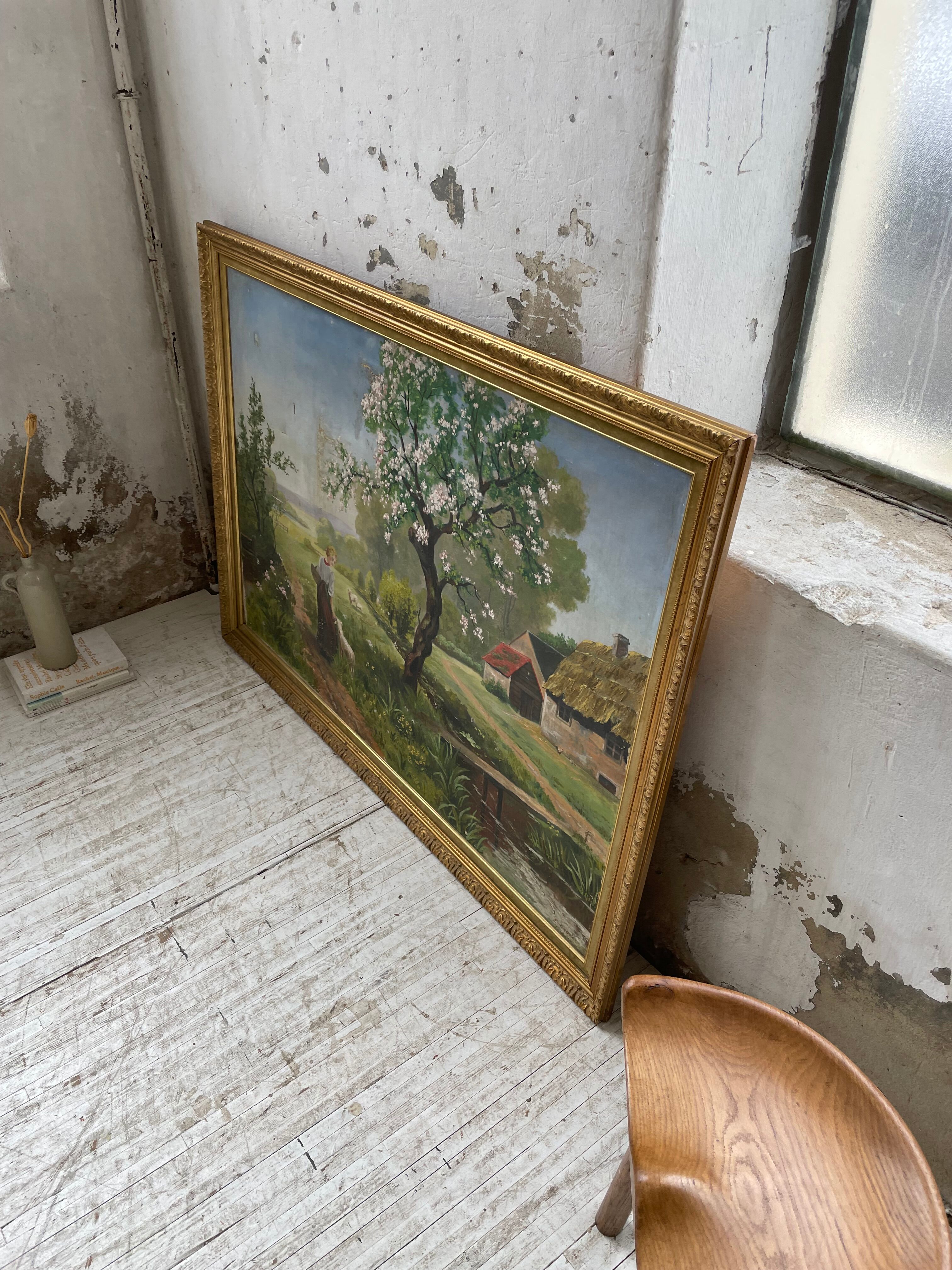 Oil painting canvas 1944 XL