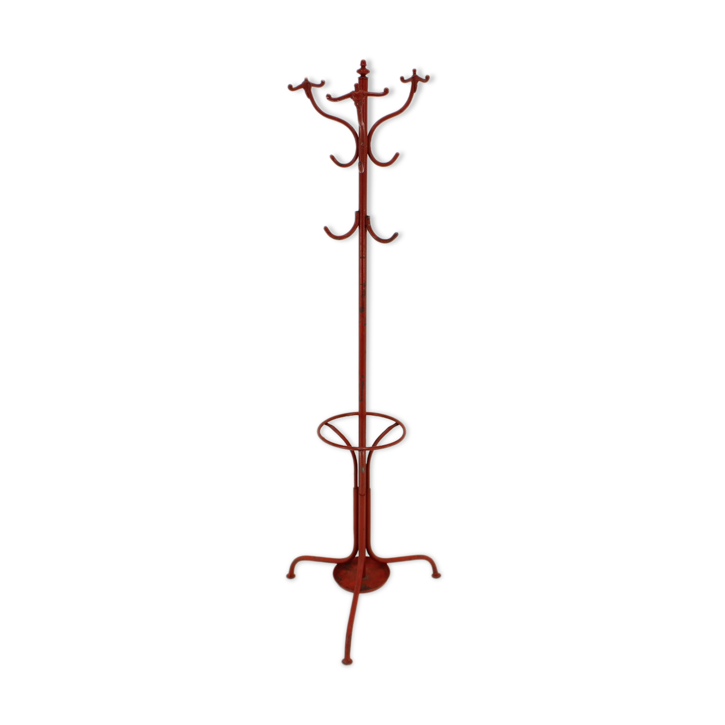 Antique Cast Iron Coat Rack, 1920s