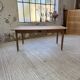 Beech and pine farmhouse table with spindle legs 170 cm