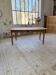 Beech and pine farmhouse table with spindle legs 170 cm