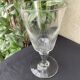 6 large blown and cut glasses from the 19th century