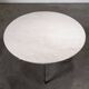 Beige marble dining table Super Malta by Roche Bobois, France, 1980s