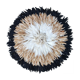 Juju hat blanc beige noir style naturel 80cm