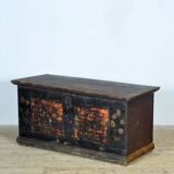 Coffre de mariage d'art populaire, vers 1850