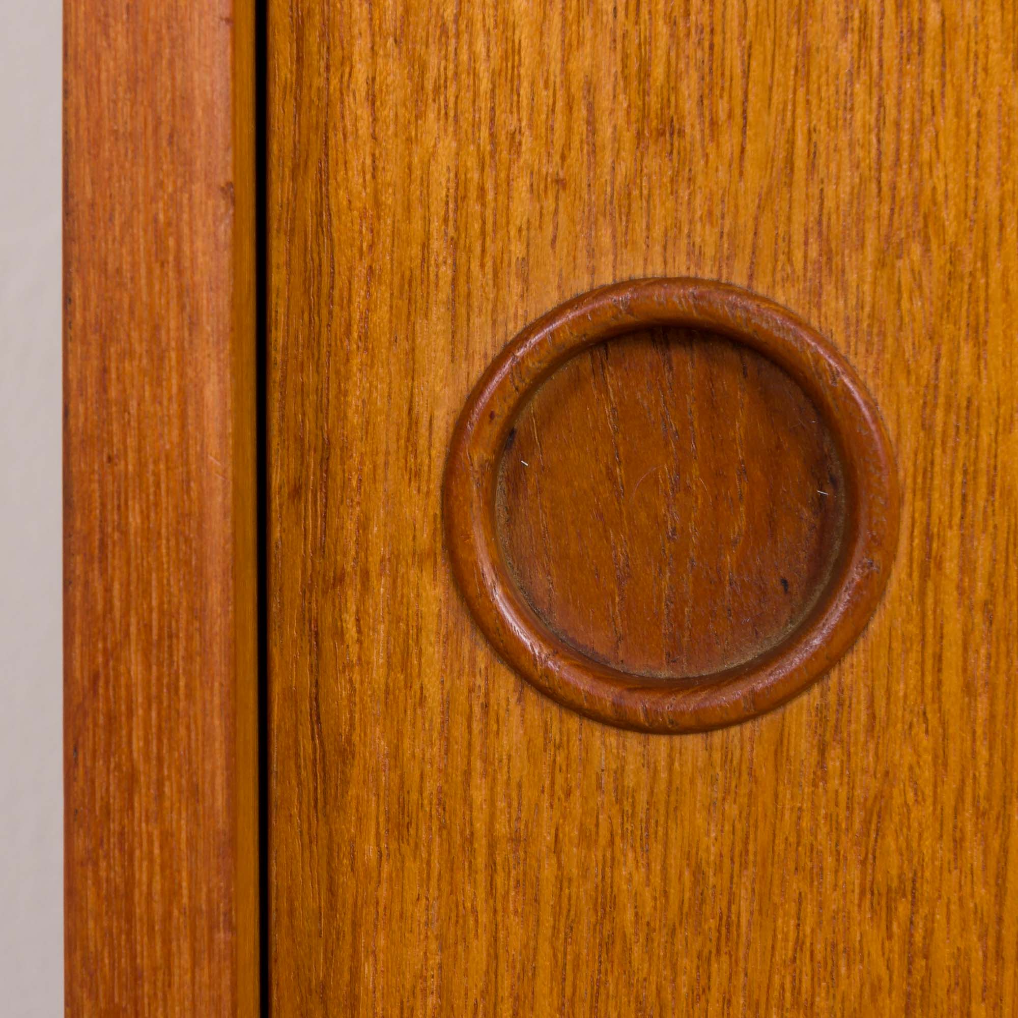 Norwegian free standing wall unit in teak by Torbjorn Afdal, 1960s