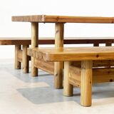 Pine dining set by Knud Friis & Elmar Moltke Nielsen for Friis & Moltke