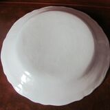 Plat faience de Moustiers XVIIIeme - camaïeu vert