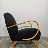 Fauteuil noir par Jindrich Halabala, années 1940