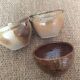 Set of 3 stoneware bowls