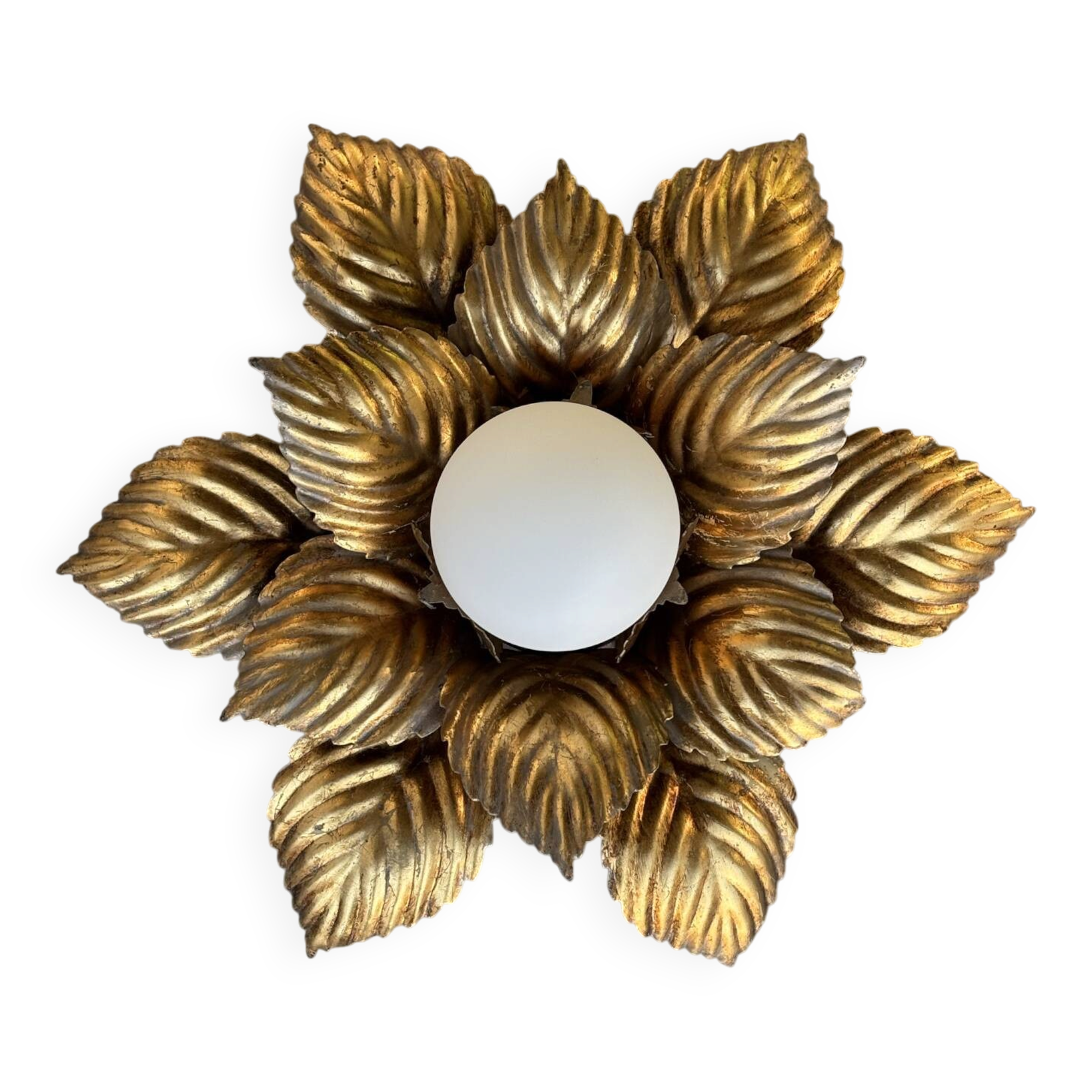 Floral applique Masca, Italy — 1970s