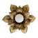 Floral applique Masca, Italy — 1970s