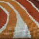 Tapis rond vintage