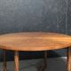Mid-century round teak collection Starburst coffee table by Tom Robertson for McIntosh