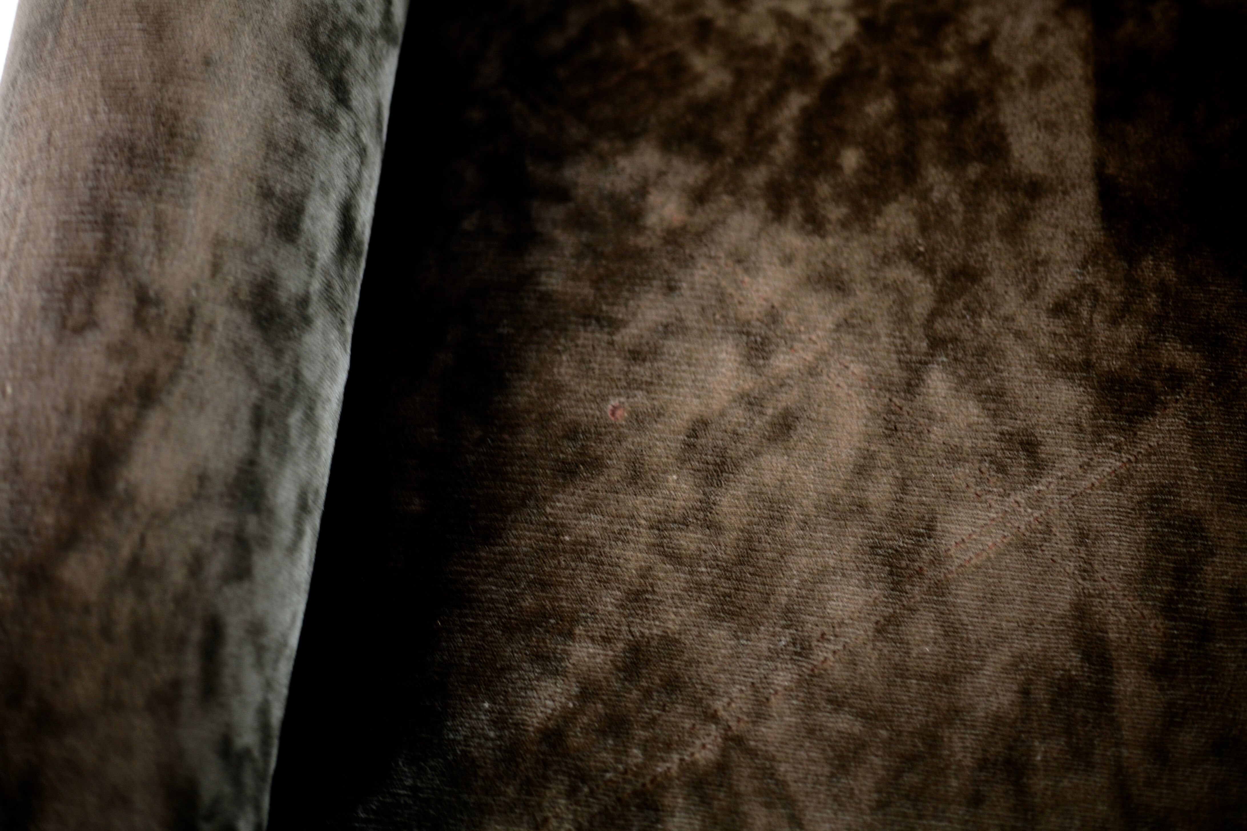 Pair of armchairs "Space Age", brown velvet and steel, France, circa 1970.