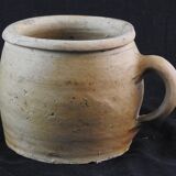 pot à graisse en gres 19 eme  cache pot vintage
