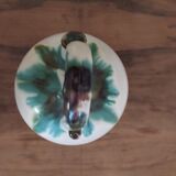 Oiled vintage design in emailed gres