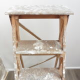 Former painter wooden stepladder