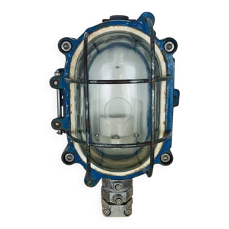 Vintage industrial porthole wall light Mapelec explosion-proof
