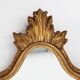 French rococo-baroque style Mirror in wood with gilded frame