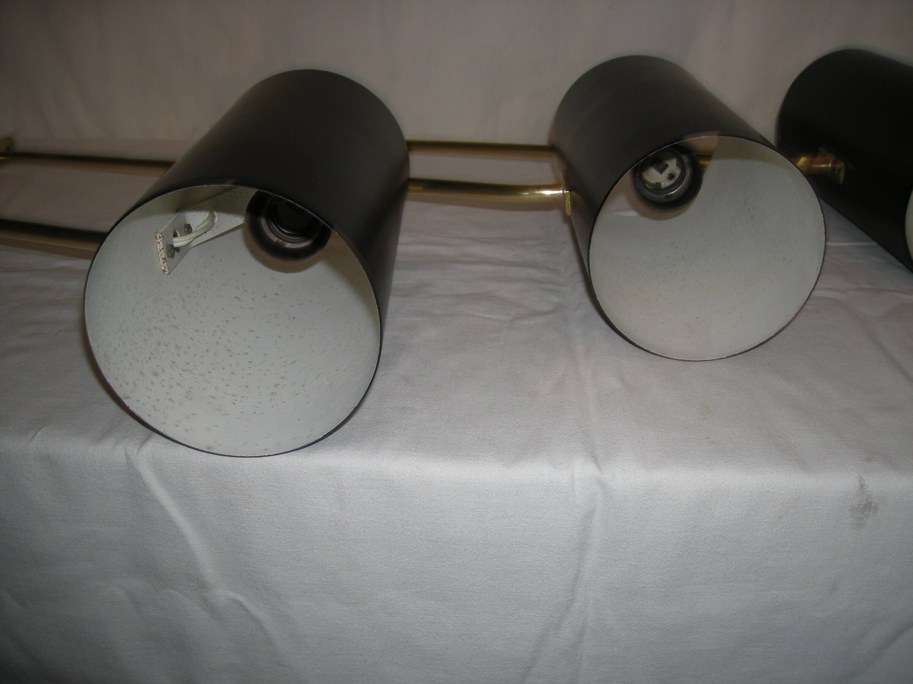 Pipe wall light - large model from the 50s