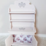 Set of 2 chests of drawers old dolls redesigned