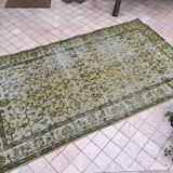 Tapis artisanal turque jaune