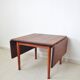 Hans J. Wegner Drop Leaf Table in Solid Teak and Oak for GETAMA