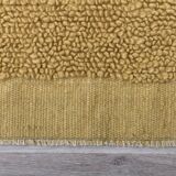 Mustard Moroccan Wool Berber Rug 133x211Cm