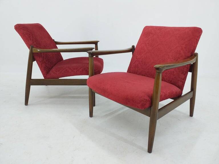 Pair of Midcentury Armchairs, Edmund Homa, 1960s