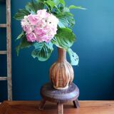 Small wooden farm tripod stool