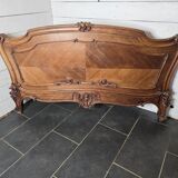 Louis XV style headboard in walnut